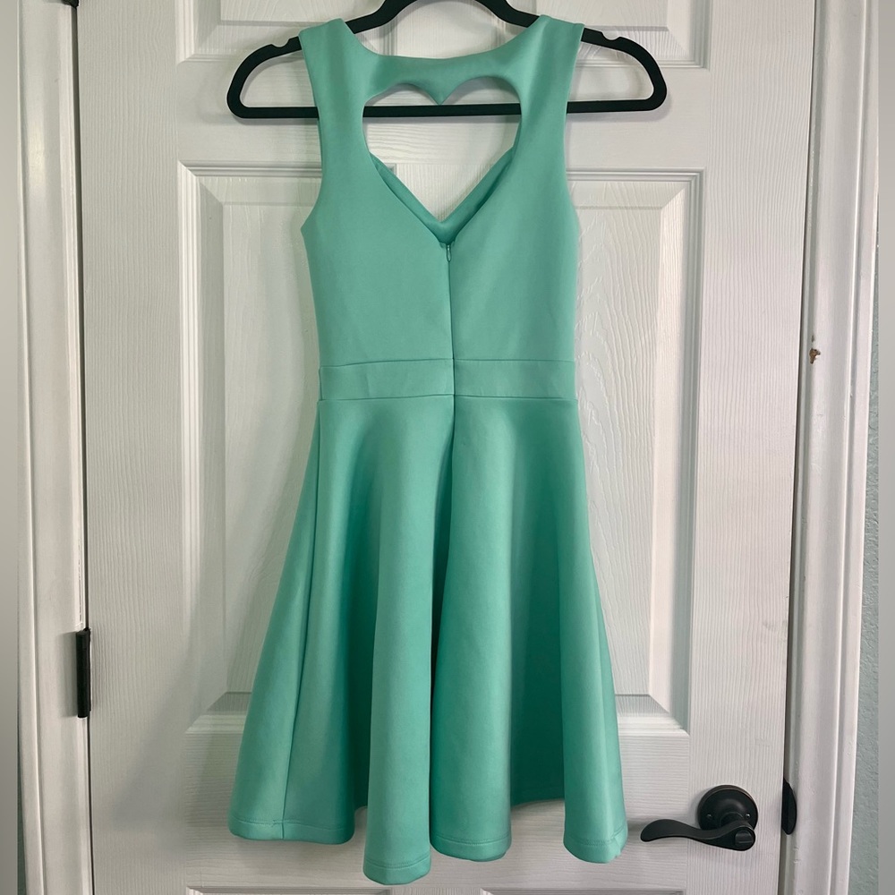 Charlotte Russe heart back skater dress